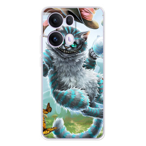 Бампер с изображением Котиков для ОППО Рено 13 Про 5G – Чеширский  КОТИК