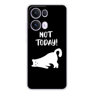 Бампер с изображением Котиков для ОППО Рено 13 Про 5G – Not Today