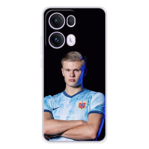 Чехол с картинкой Эрлинг Холанд на OPPO Reno 13 Pro 5G – Холанд Норвежец