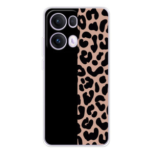 Чехол с леопардовым принтом на OPPO Reno 13 Pro 5G (Леопардовый фон)
