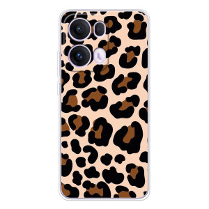 Чехол с леопардовым принтом на OPPO Reno 13 Pro 5G (Леопардовый принт)