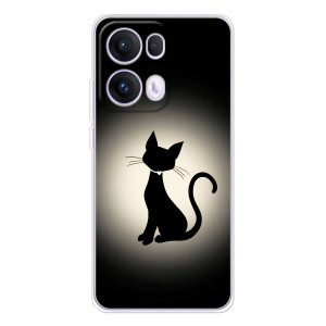 Чехол с принтом для OPPO Reno 13 Pro 5G (AlphaPrint) Модные коты