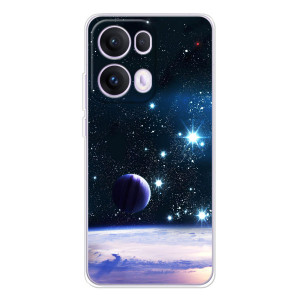 Чехол (ТПУ) с планетами на OPPO Reno 13 Pro 5G – Космический вид