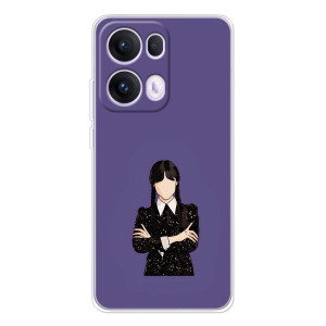 Чехлы Венсдей на OPPO Reno 13 Pro 5G Уэнсдей (AlphaPrint)