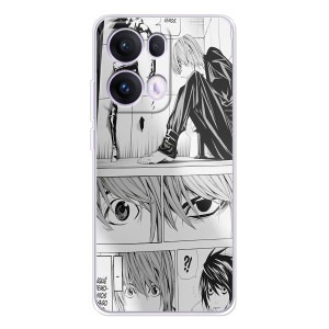 Чехол с символикой Аниме для OPPO Reno 13 Pro 5G – Коллаж Ягами