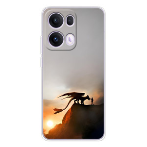 Чехол дракон Беззубик для OPPO Reno 13 Pro 5G – Мультиик Беззубик
