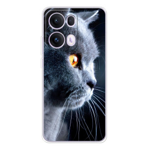 Чехол с милыми котиками на satisfei@@@@@@p Те Reno 13 Pro 5G – Брытанский кот