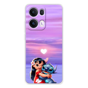 Чехол с рисунком Стич для OPPO Reno 13 Pro 5G – Стич и Лило