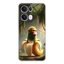 Чехол с мемами тралалело тралала для OPPO Reno 13 Pro 5G – Шимпанзини бананини