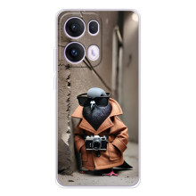 Чехол с мемами тралалело тралала для OPPO Reno 13 Pro 5G – Шпиониро голубио