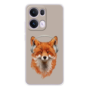 Чехол с принтом лисички на satisfei@@@@@@p Те Reno 13 Pro 5G