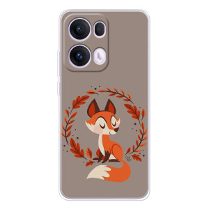Чехол с принтом лисички на satisfei@@@@@@p Те Reno 13 Pro 5G – Лисица