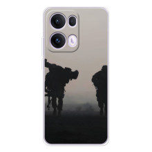 Чехол с украинским воином на OPPO Reno 13 Pro 5G – Украинские солдаты