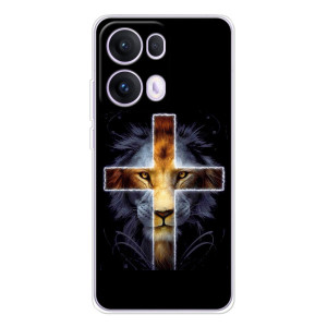Чохли для ОРО Reno 13 Про 5G (Хрест Ісуса) (Ісус Лев)