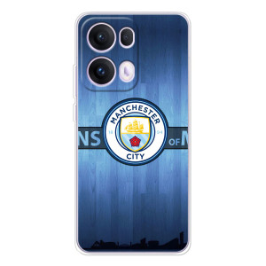 Силиконовые Чехлы принт Футбол на OPPO Reno 13 Pro 5G – ManCity