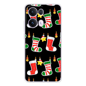 Силиконовый бампер на рождество для OPPO Reno 13 Pro 5G – Рождественские подарки