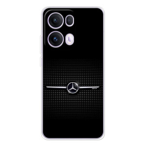 Силиконовый бампер с картинкой машины на OPPO Reno 13 Pro 5G (Mercedes)