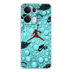 Силиконовый Чехол Nike Air Jordan на ОППО Рено 13 Про 5G – Джордан Найк