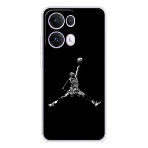 Силиконовый Чехол Nike Air Jordan на ОППО Рено 13 Про 5G – Джордан