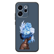 Чехлы (ART) Цветы на OPPO Reno 15 F (VPrint) (Квіти на голові)