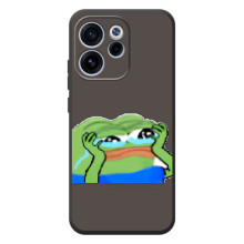 Чехлы с картинкой  Жаба Мем на OPPO Reno 15 F (Плач лягушки)