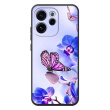Чохли з квітами для OPPO Reno 15 F (VPrint) (Метелик на квітах)