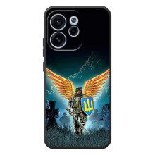 Чехлы с картинкой ЗСУ для OPPO Reno 15 F (AlphaPrint) (Солдат ЗСУ)