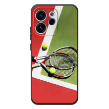 Чехлы с принтом Спортивная тематика для OPPO Reno 15 F (Ракетки теннис)