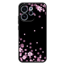 Чохол для ОРО Reno 15 Ф - з принтом (Дизайнерські) (AlphaPrint) (Квіти маленькі)