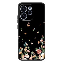 Чохол для ОРО Reno 15 Ф - з принтом (Дизайнерські) (AlphaPrint) (Маленькі квіти)