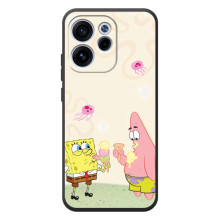 Чохол Губка Боб для ОРО Reno 15 Ф – Патрік і Боб