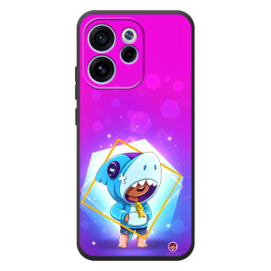 Чохол Бравл Старс для OPPO Reno 15 F – Леон у костюмі Акули