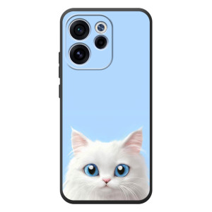 Чехол на тематику: Коты для OPPO Reno 15 F – Белый кот
