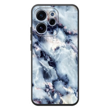 Чехол с текстурой Мрамора на ОППО Рено 15 Ф (Изумрудный мрамор)