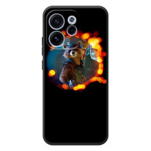 Чехол Супергерои Марвел на ОППО Рено 15 Ф (Енот Ракета)