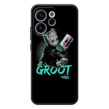 Чехол Супергерои Марвел на ОППО Рено 15 Ф (Groot)