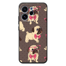 Чохол (ТПУ) Милі песики для OPPO Reno 15 F – Песик Мопсікі