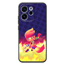 Чохол (ТПУ) з Героями Бравл Старс на OPPO Reno 15 F – Пенні у вогні