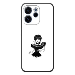 Чехлы Венсдей на OPPO Reno 15 F Уэнсдей (AlphaPrint)