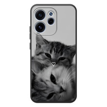 Чехол с рисунком кот на OPPO Reno 15 F (Пара котов)