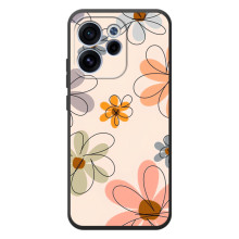 Чохол з квітковим принтом на ОРО Reno 15 Ф (Кольорові квіти)
