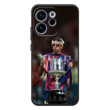 Чехол с футболистом Ламин Ямаль OPPO Reno 15 F (Ямал с кубком)