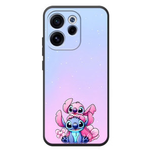 Чехол с рисунком Стич для OPPO Reno 15 F – Энджл и Стич