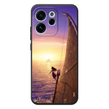 Чехол с мультфильмом Моана OPPO Reno 15 F (Моана в море)