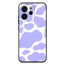 Чохол з принтом корови на ОРО Reno 15 Ф – Фіолетовий принт