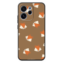 Чехол с принтом лисички на OPPO Ренo 15 Ф