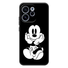 Міккі Маус чохол для OPPO Reno 15 F (AlphaPrint - Мультяшні) (Маус на чорному)