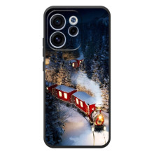 Силиконовый бампер на рождество для OPPO Reno 15 F (Поезд)