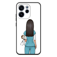 Силиконовый бампер (Работники) на OPPO Reno 15 F (Доктор)