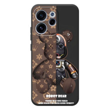 Силиконовый чехол для OPPO Reno 15 F (Медмедь Луи Виттон)